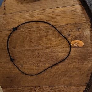 Handmade adjustable necklace from beach find!